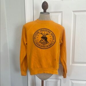 Vintage 80s Officer training school United States Air Force OTS Sweatshirt M